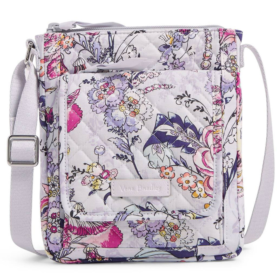 Vera Bradley Sunlit Garden ReActive Deluxe Water Bottle Crossbody Bag ...