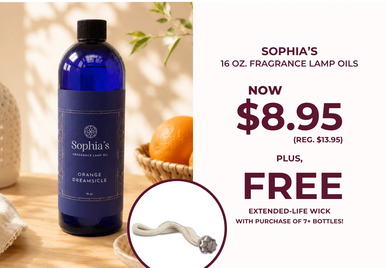 Sophia's 16 oz Fragrance lamp Oils