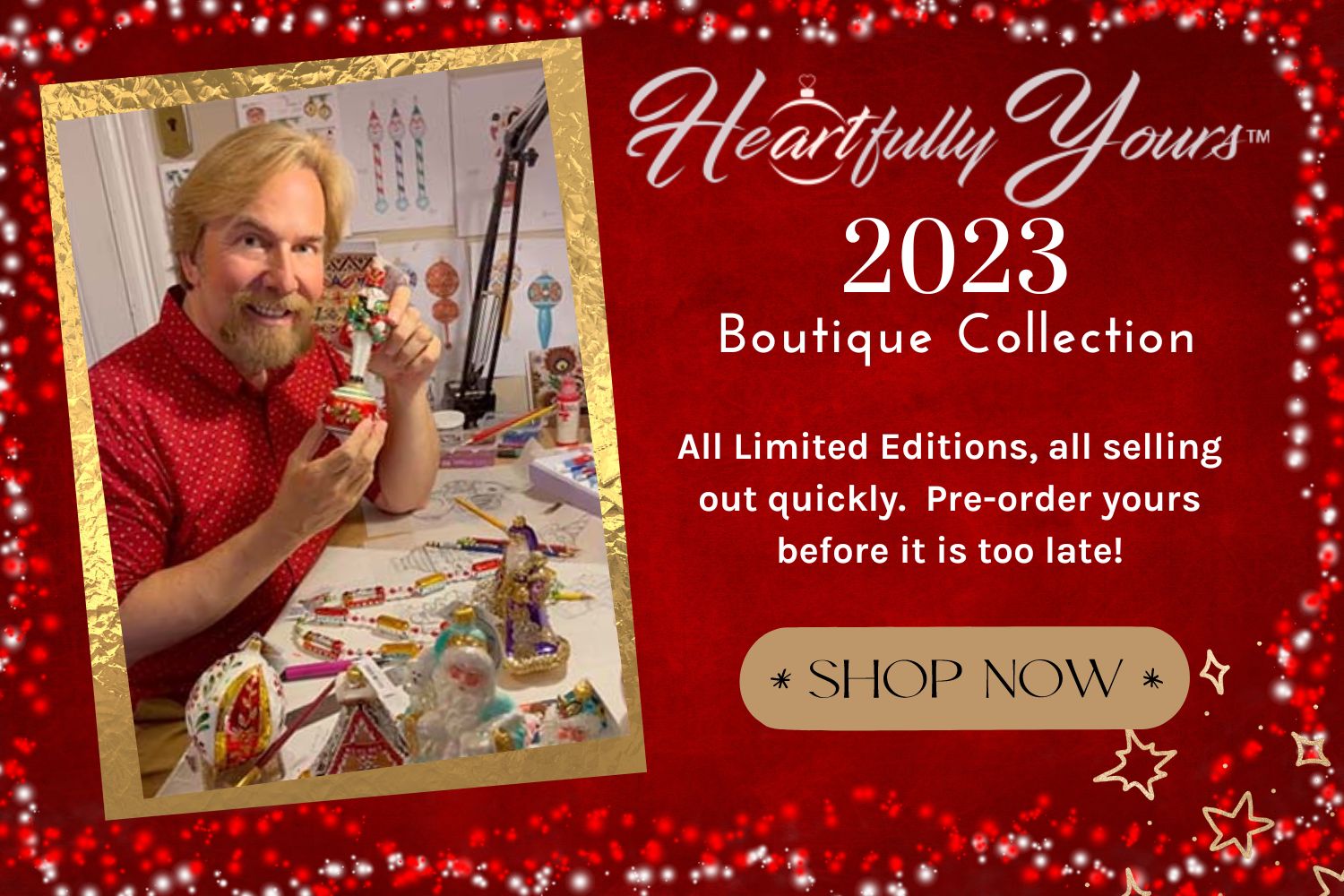 2023 Heartfully Yours Ornament Collection The Lamp Stand