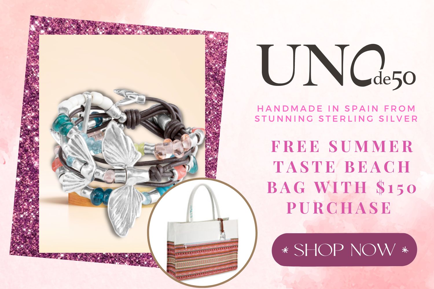 Uno De 50 - FREE Padlock bracelet with $150+ purchase
