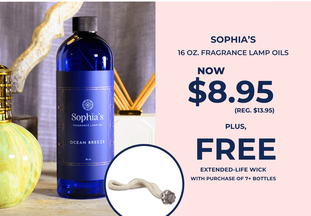 Sophia's Fragrance Lamp Oils - Now $8.95