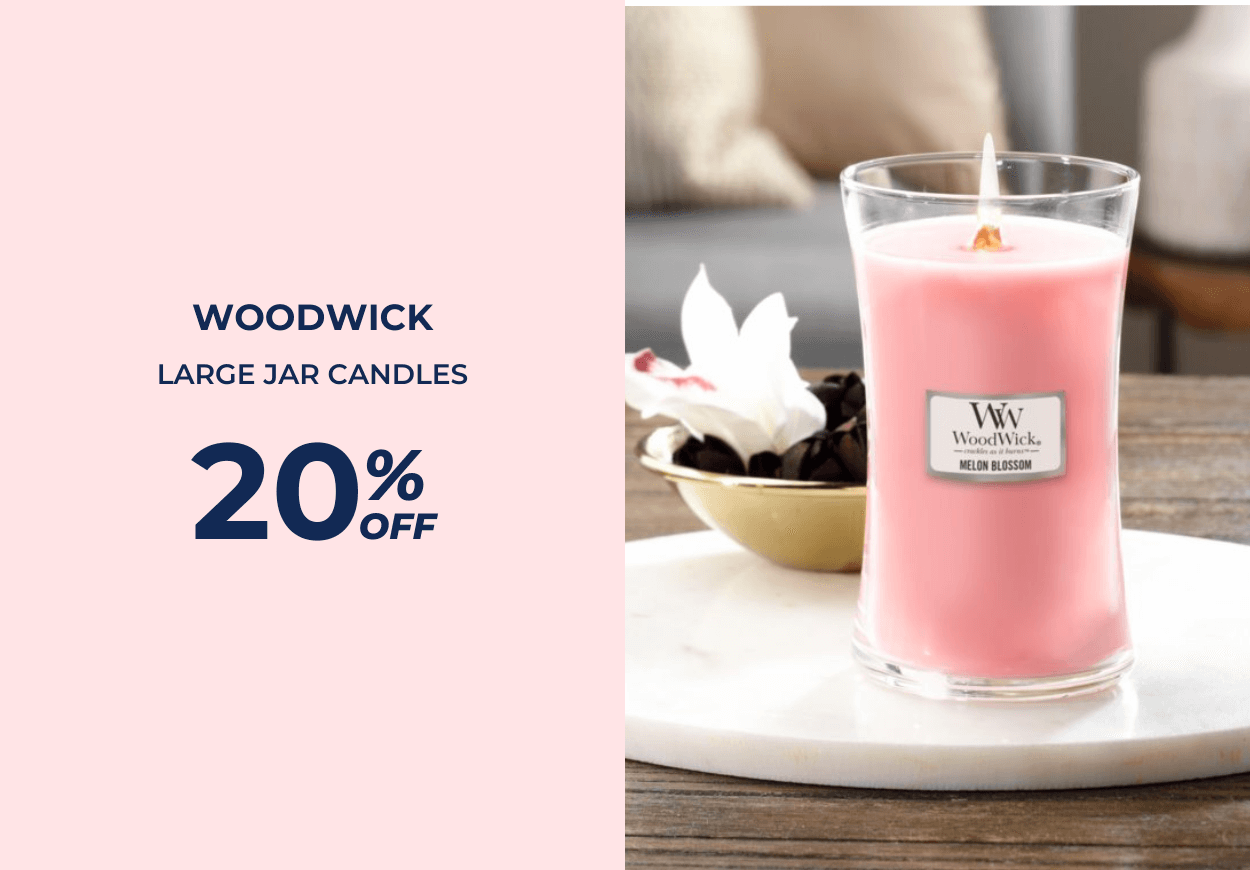 WoodWick Large Jar Candles - 20% OFF