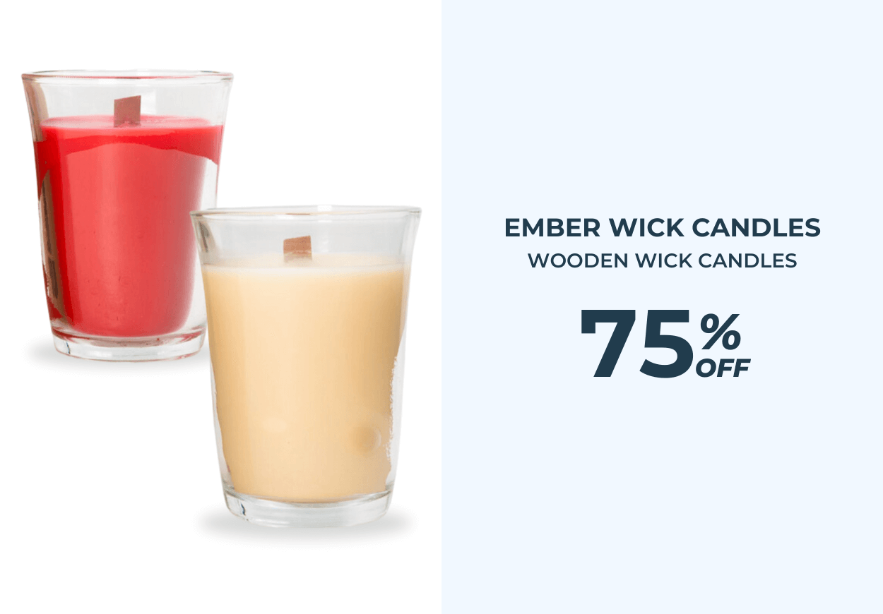 Ember Wick Candles 75% OFF