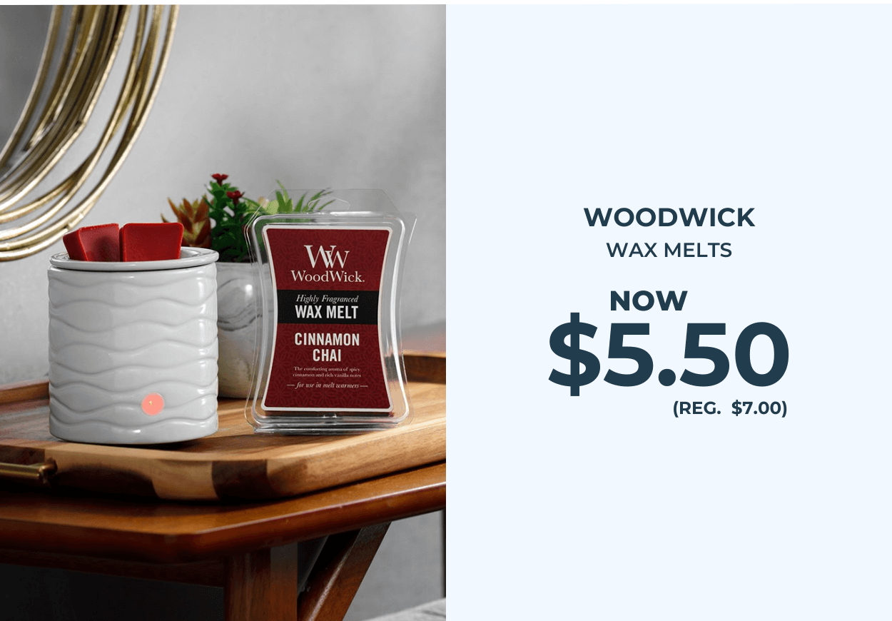 WoodWick Wax melts - Now $5.50