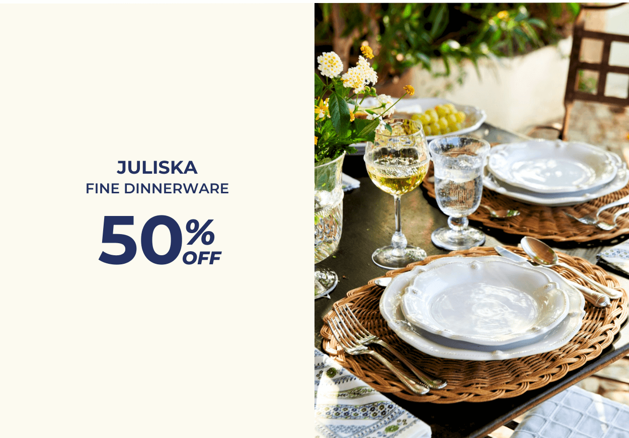 Juliska Dinnerware - 50% OFF