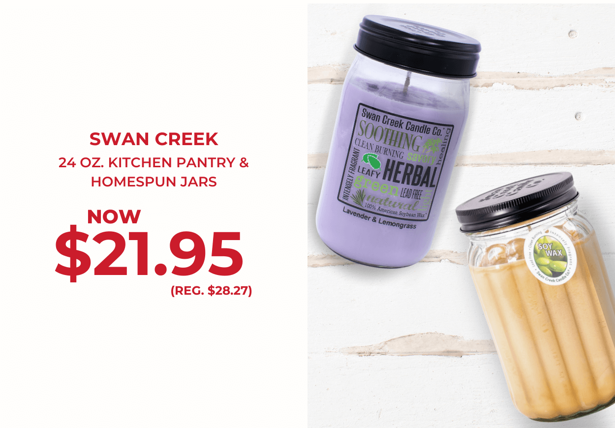 Swan Creek 24 oz. candles - $21.95