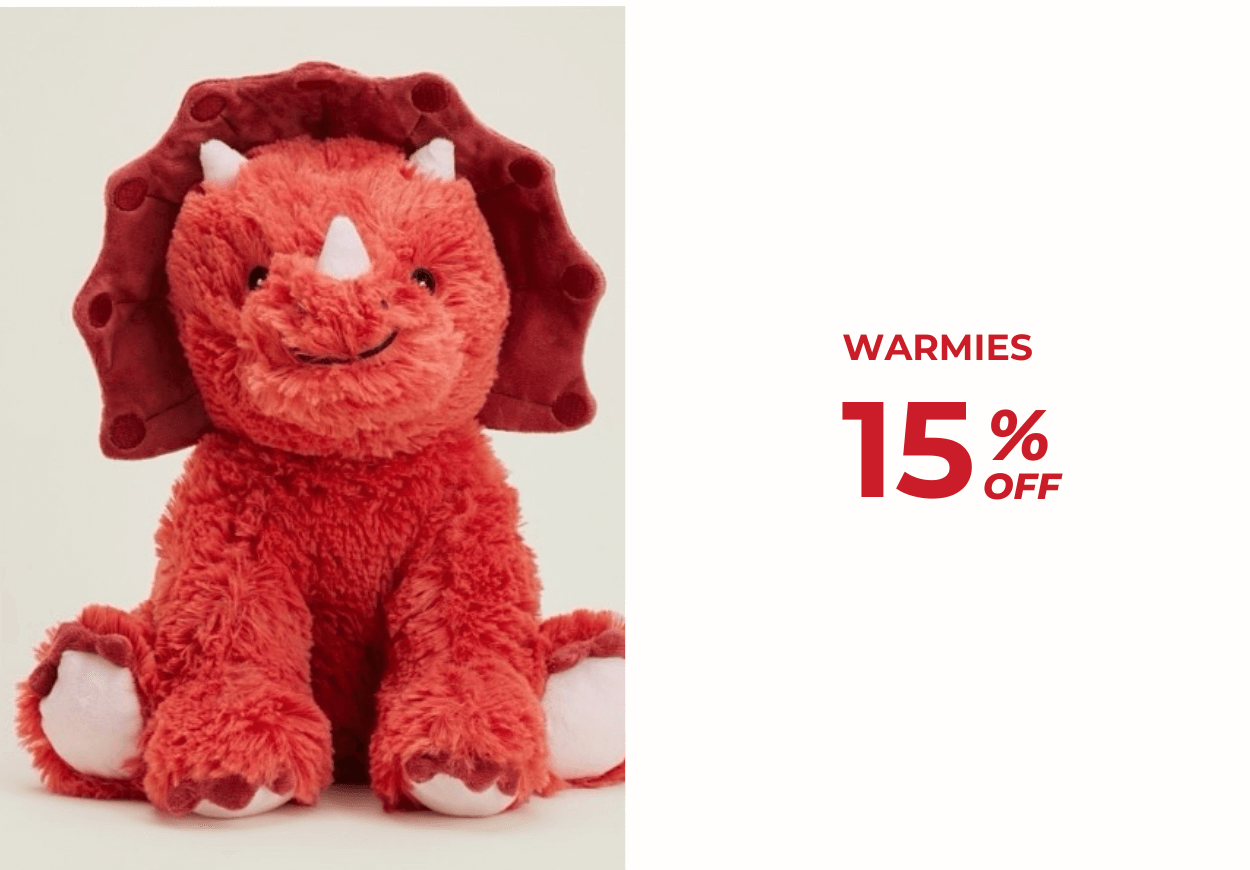 Warmies 15% off