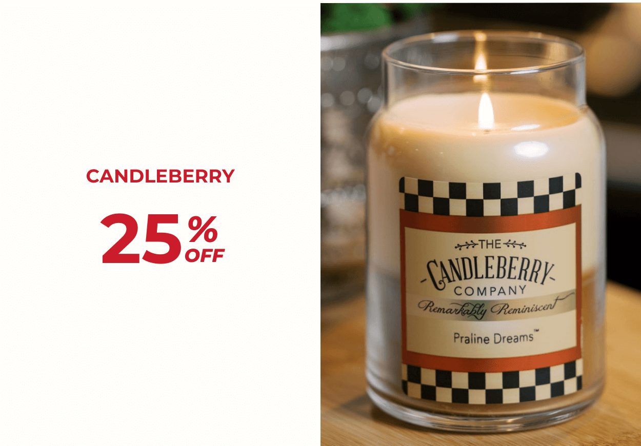 Candleberry - 25% OFF