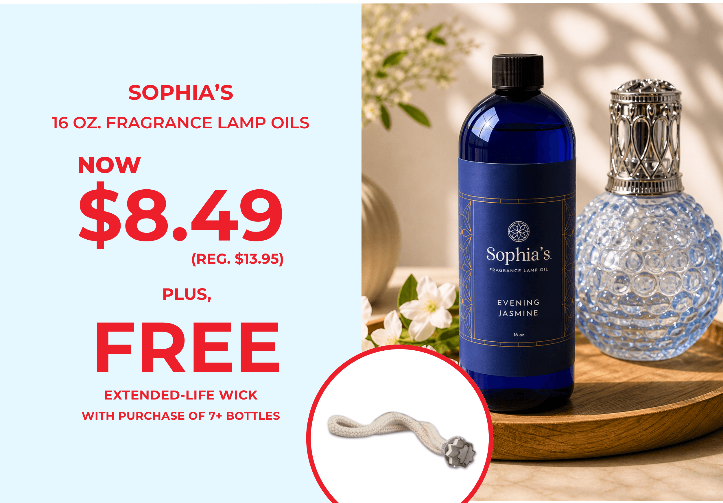 Sophia's 16 oz. Fragrance Lamps Oil