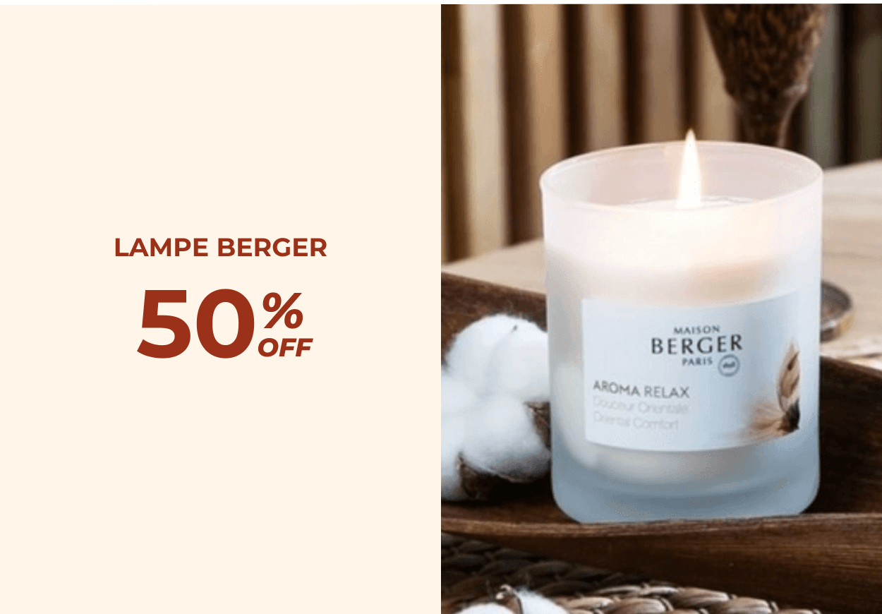 Lampe Berger - 50% OFF