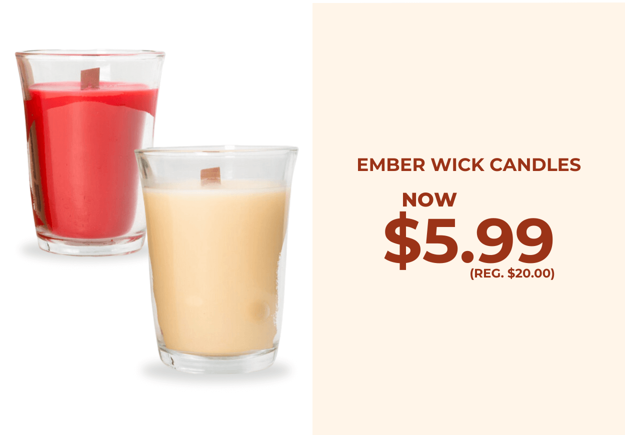 Ember wick Candles - Now $5.99