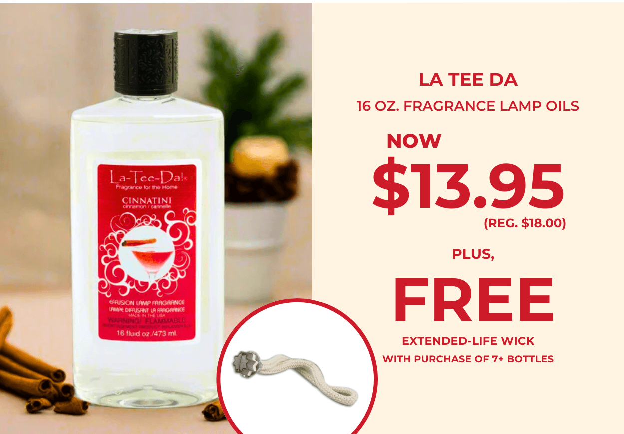La Tee Da 16 oz fragrance oils