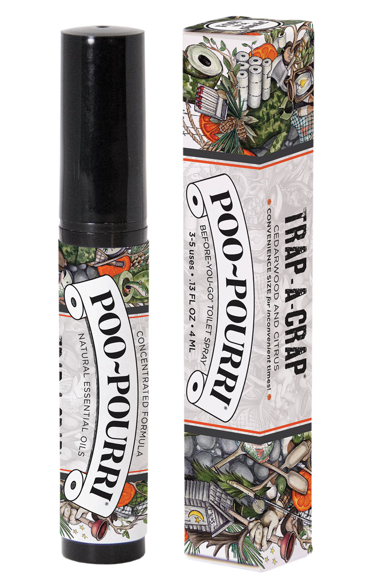 Poo-Pourri Trap-A-Crap Toilet Spray - Cedar/Citrus - Clear - 140