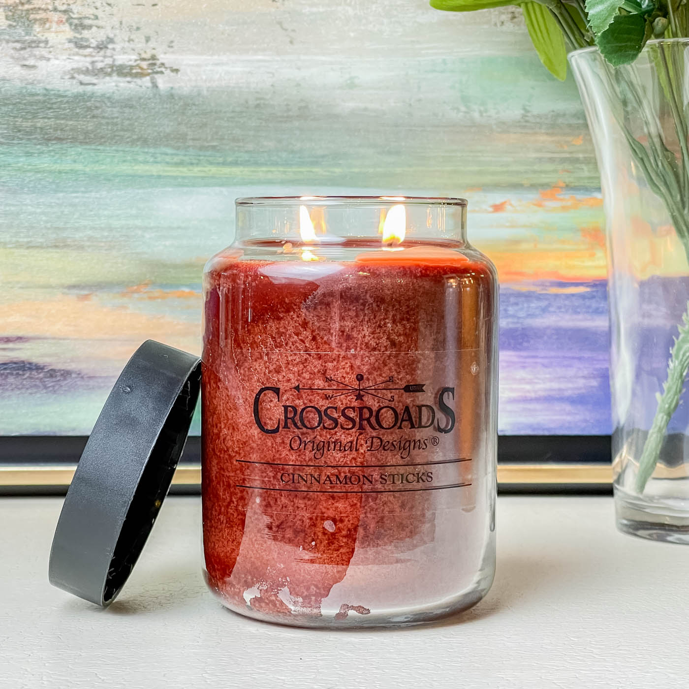 Crossroads Candles Cinnamon Sticks 26 oz. Crossroads CandleThe Lamp Stand