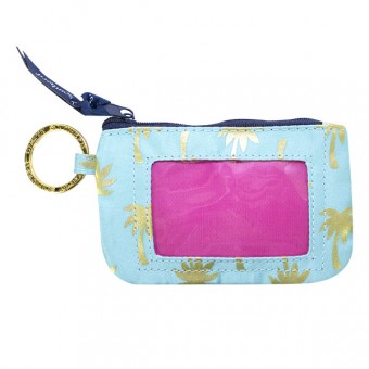 Simply Southern Gold Palm Zip ID Case with Key Ring by Simply Southern ...