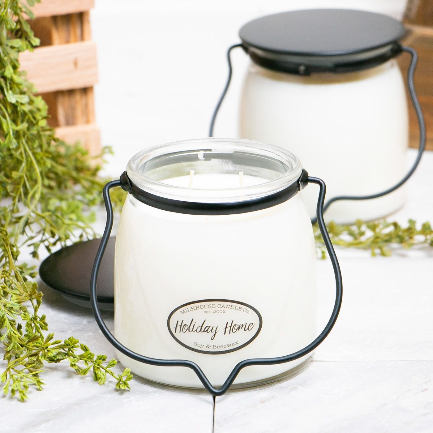 Milkhouse Candle Co. Silver Birch 16 oz. Butter Jar