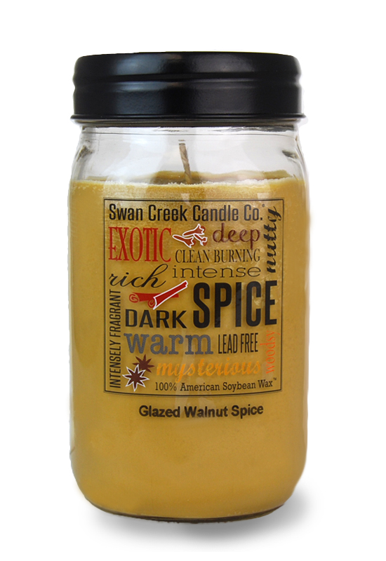 Swan Creek Candles Glazed Walnut Spice 24 oz. Swan Creek Kitchen Pantry