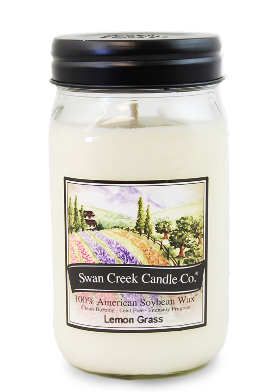 Swan Creek Candles Lemon Grass 24 oz. Swan Creek Kitchen Pantry Jar