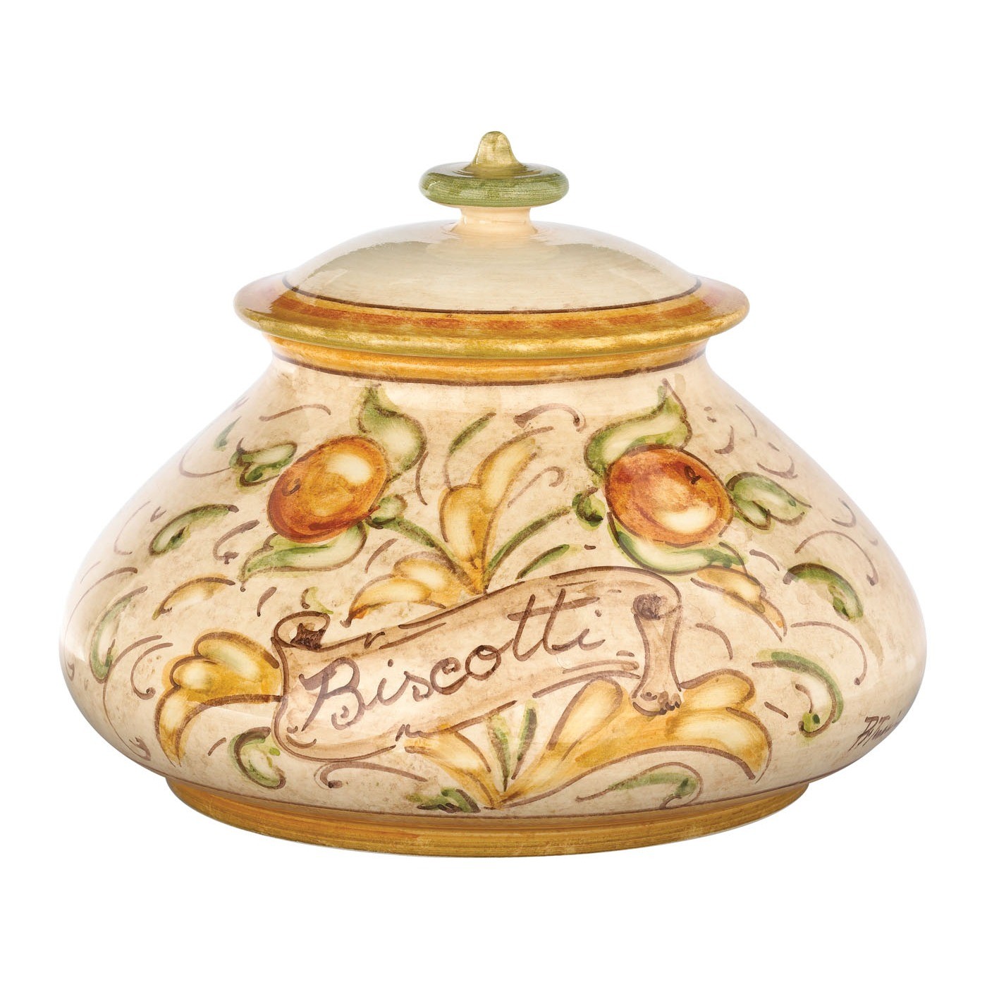 Vietri Vietri Affresco Biscotti JarThe Lamp Stand