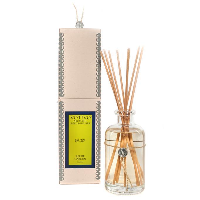 Azuro Reed Diffusers Votivo Candles Azure Garden Aromatic Reed Diffuser Votivo Candle-The ...