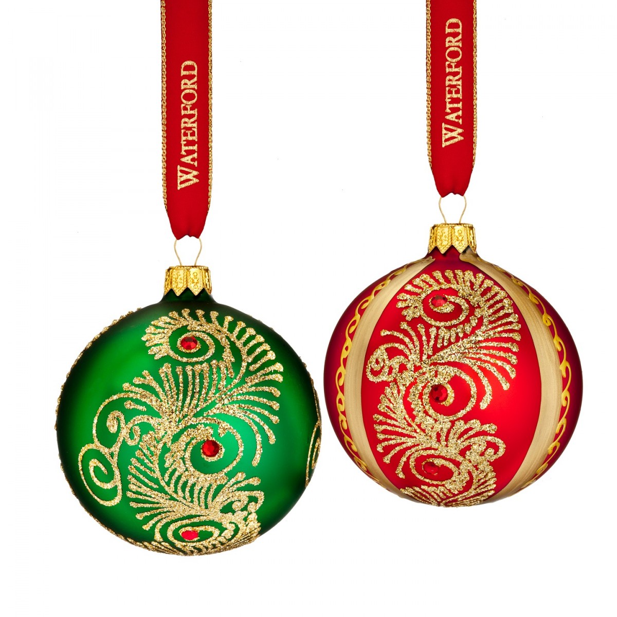 Waterford 2016 Holiday Heirlooms Nostalgic Peacock Nouveau Ball ...