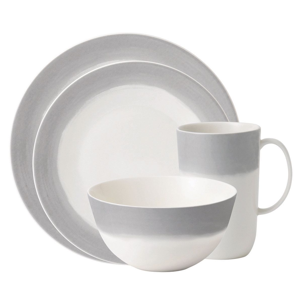 Wedgwood Vera Wang Vera Simplicity Ombre 4-Piece Place Setting by