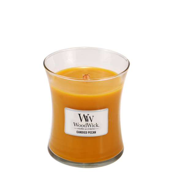 WoodWick Candied Pecan WoodWick Candle 10 oz.The Lamp Stand