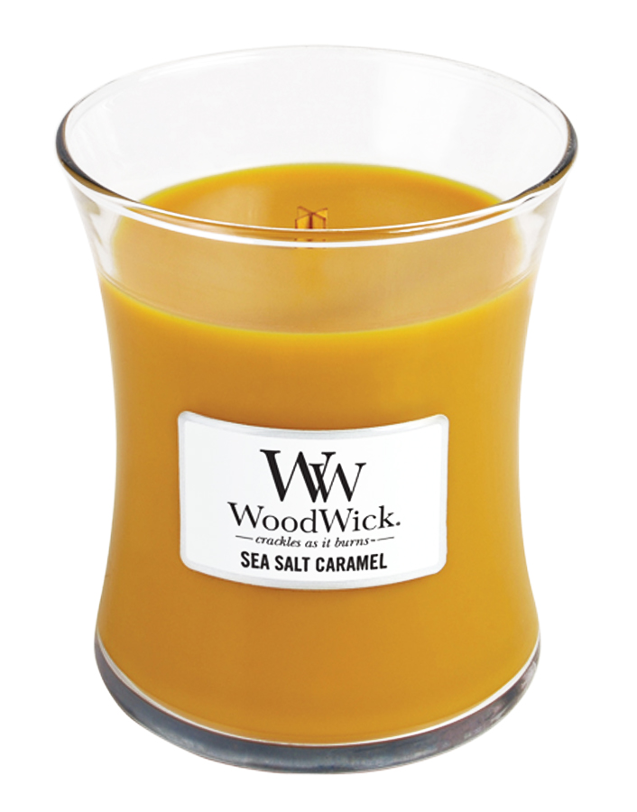 WoodWick Sea Salt Caramel WoodWick Candle 10 oz.The Lamp Stand