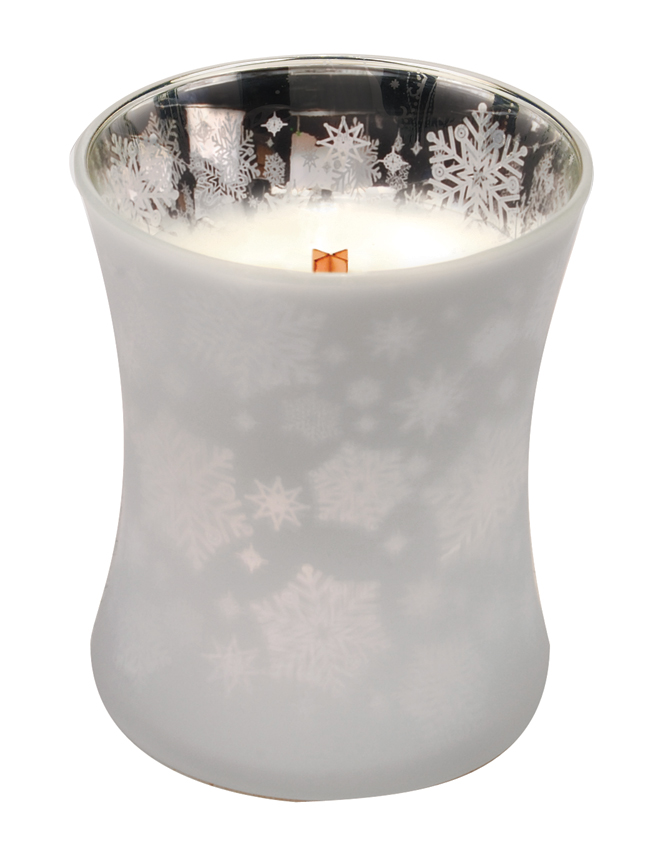 WoodWick *Christmas Cake Medium WoodWick Dancing Glass CandleThe Lamp