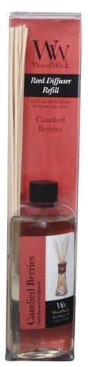 WoodWick Candied Berries WoodWick 7.4 oz. Reed Diffuser REFILL-The Lamp ...