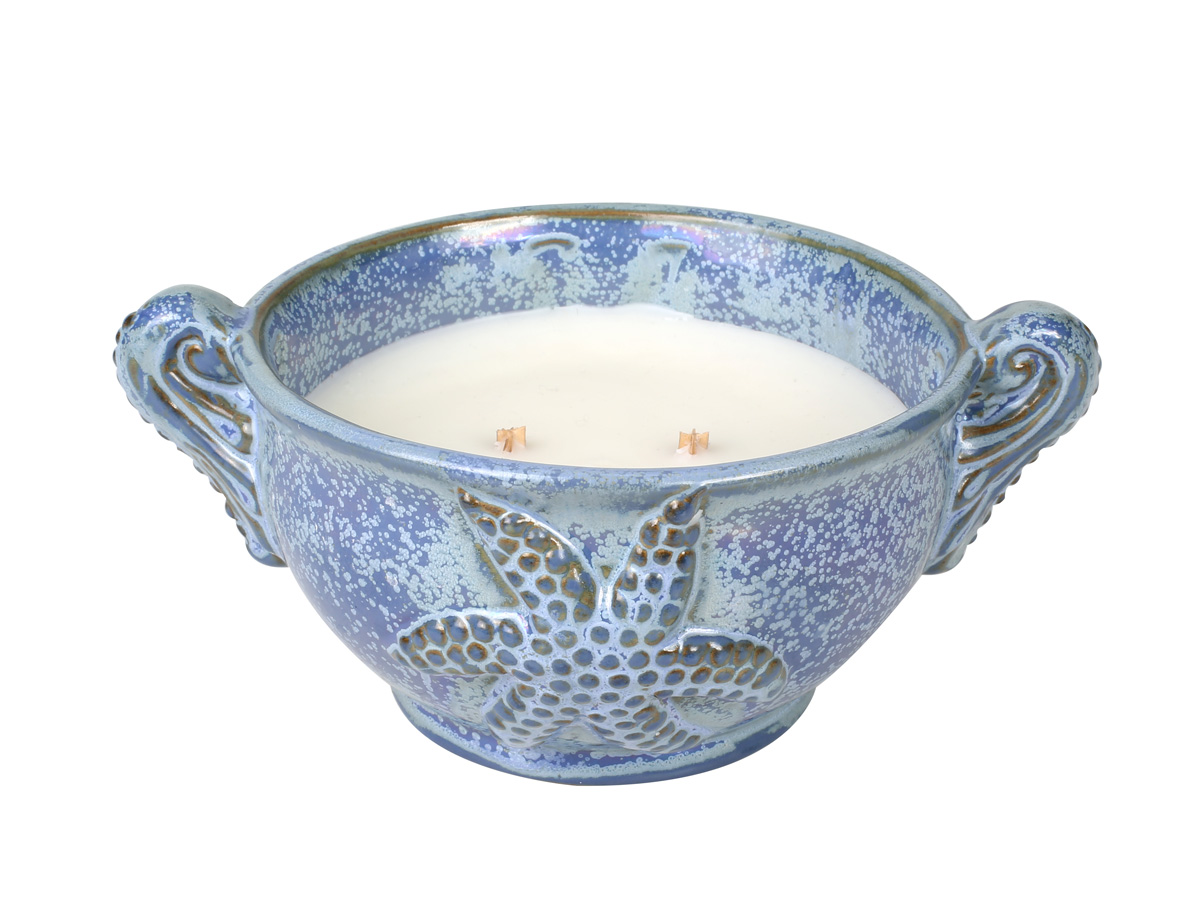 WoodWick Sapphire Sea Round WoodWick CandleThe Lamp Stand