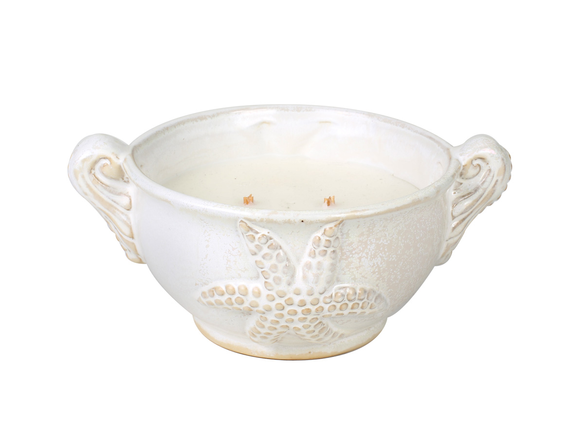 WoodWick Coconut Hibiscus Round WoodWick CandleThe Lamp Stand