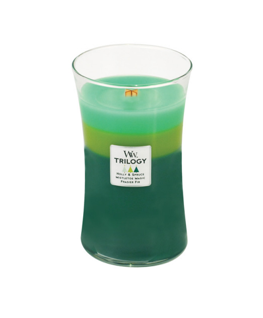 WoodWick Evergreen Forest WoodWick Trilogy Candle 22 oz.The Lamp Stand