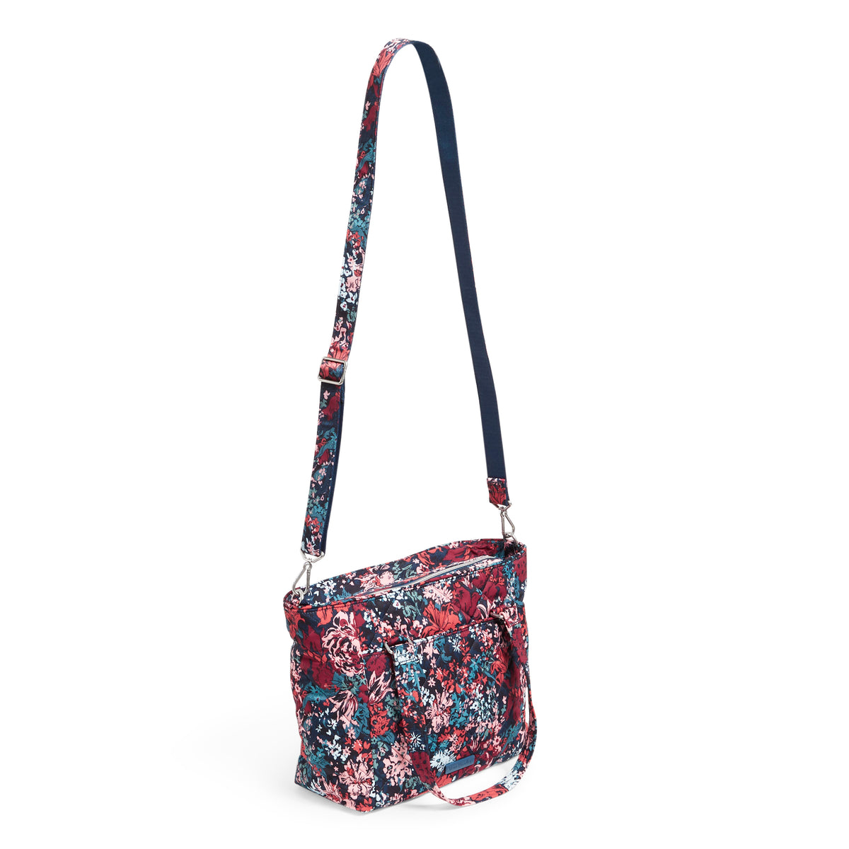 Vera Bradley Cabbage Rose Cabernet Multi-Strap Shoulder Bag - The Lamp ...