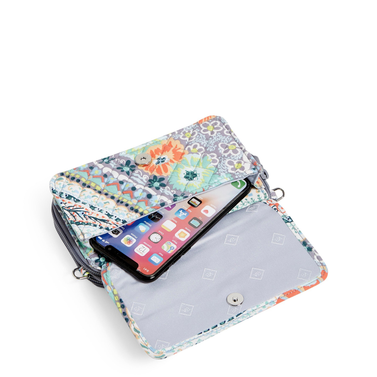 Vera Bradley Citrus Paisley RFID All in One Crossbody Bag The Lamp Stand