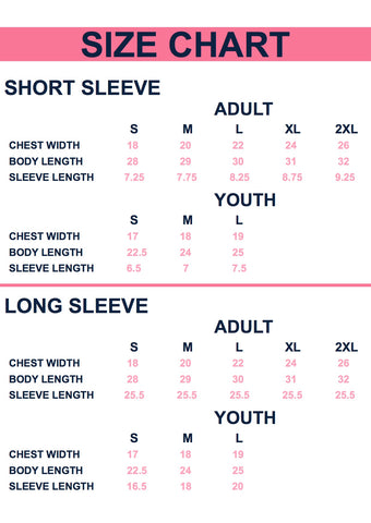 Sizing Charts  Southern Pineapple - PixieLane Michelle