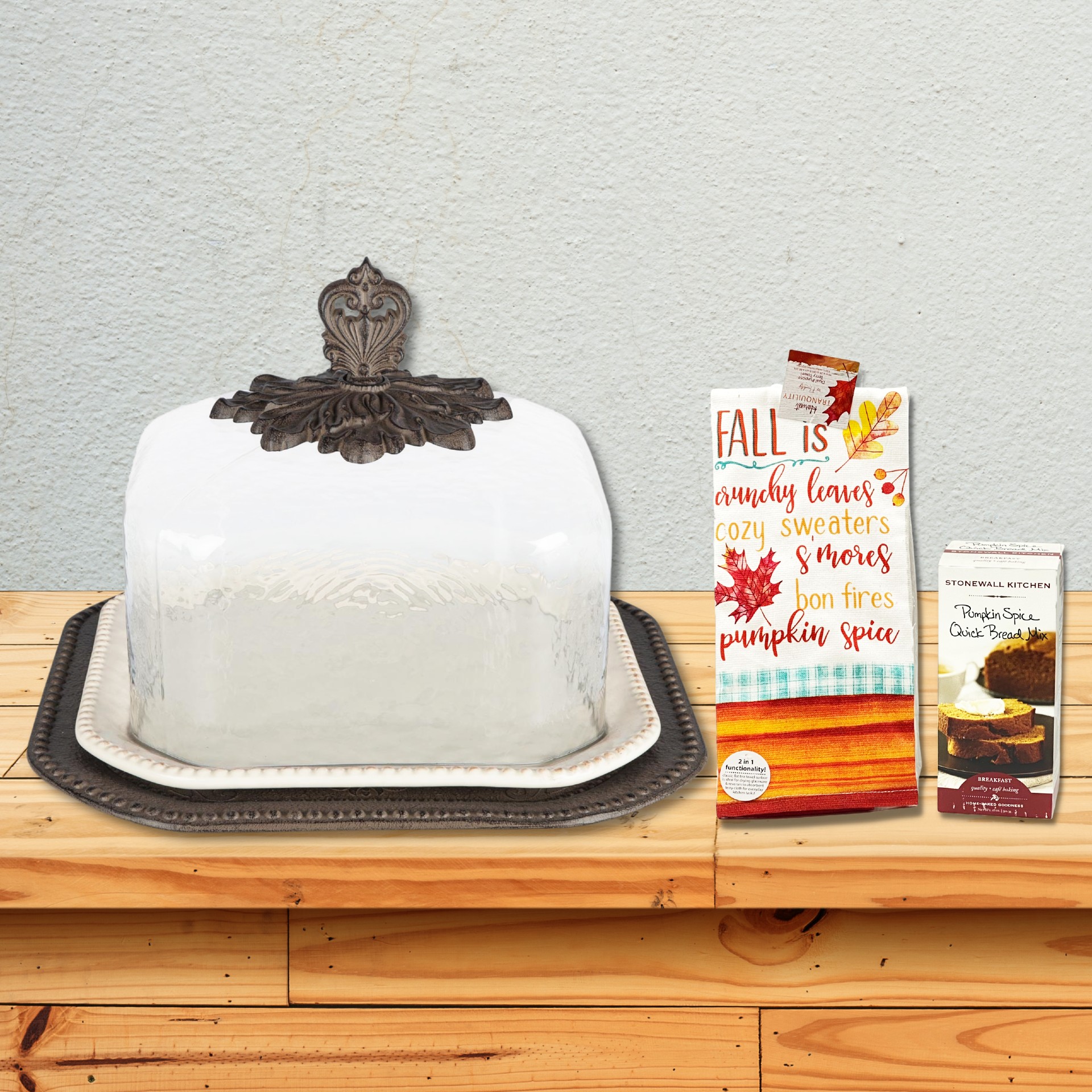 Fall Pastry Keeper Gift Set The Lamp Stand