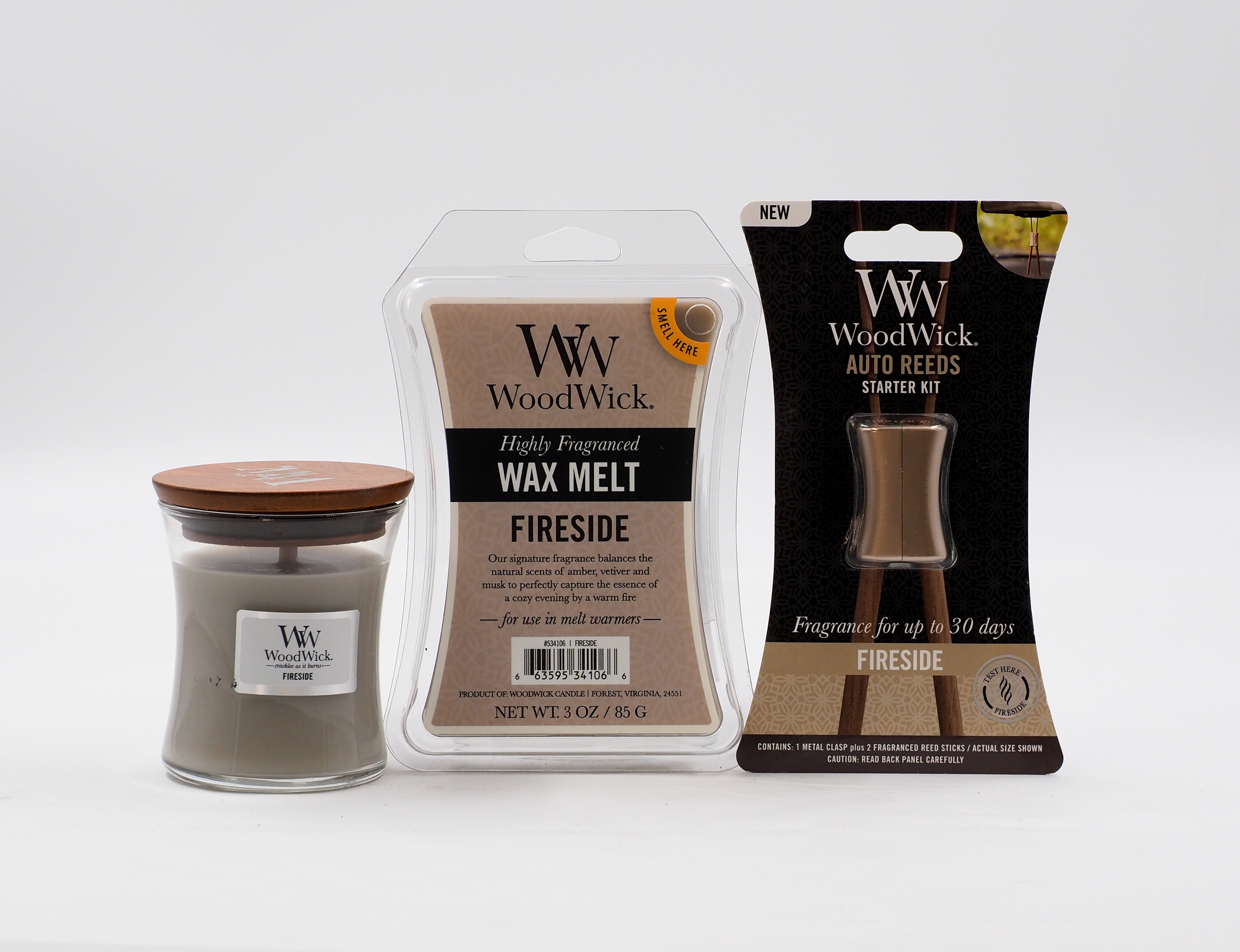 Woodwick Wax Melts Fireside, 3 Oz.