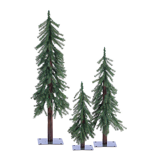 Set Of 3 Alpine Trees