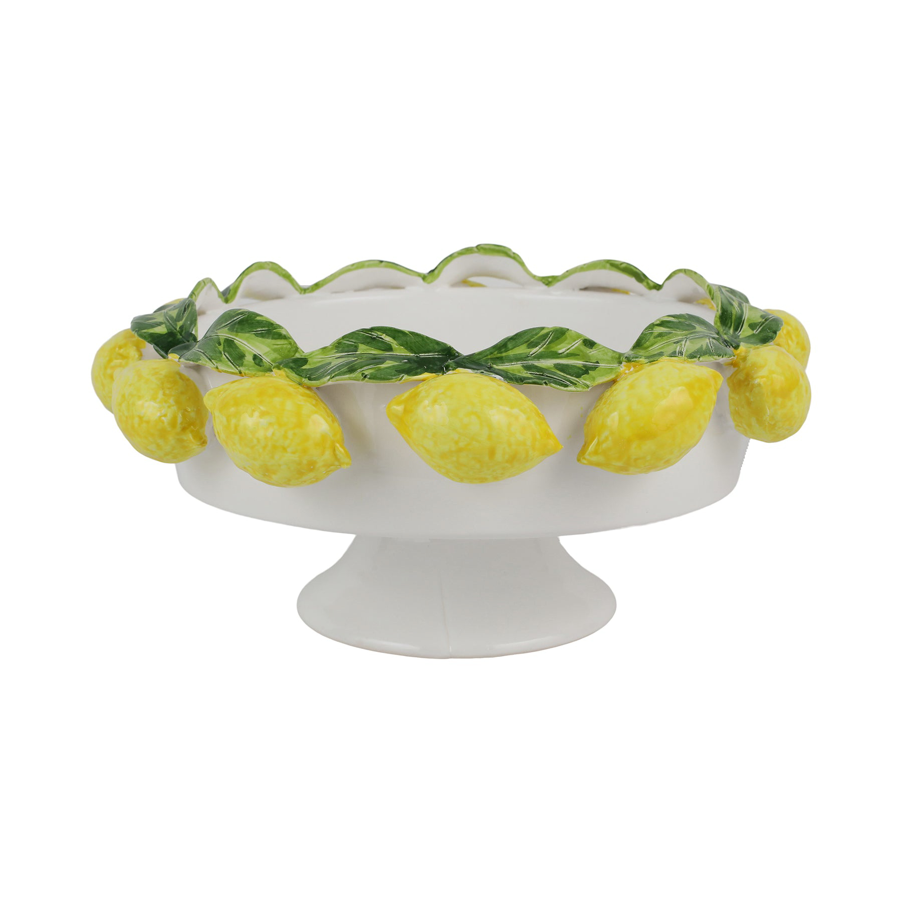 Limone Parrot Footed Bowl main image 0