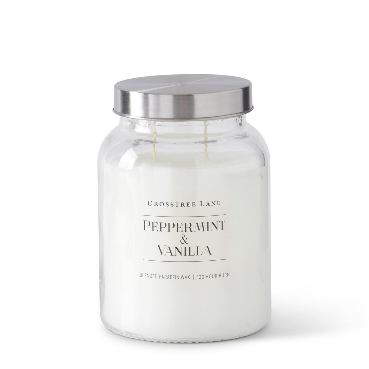 Crosstree Lane Peppermint & Vanilla 24 Oz. Crosstree Lane Candle The
