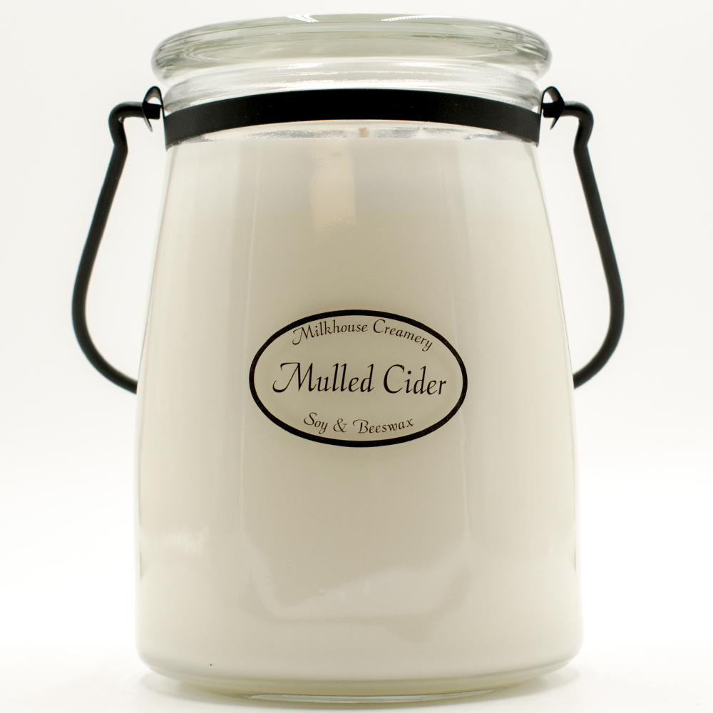 Milkhouse Candle Creamery Mulled Cider 22 oz. Butter Jar by Milkhouse