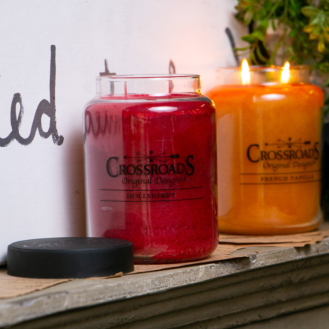 Crossroads Candles Hollyberry 26 oz. Crossroads CandleThe Lamp Stand