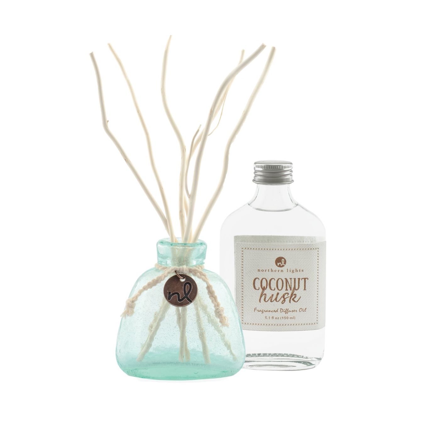 Northern Lights Coconut Husk 5 oz. Windward Reed Diffuser by Northern