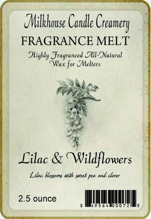 Milkhouse Candle Creamery Lilac & Wildflowers Fragrance Melt by Milkhouse  Candle Creamery