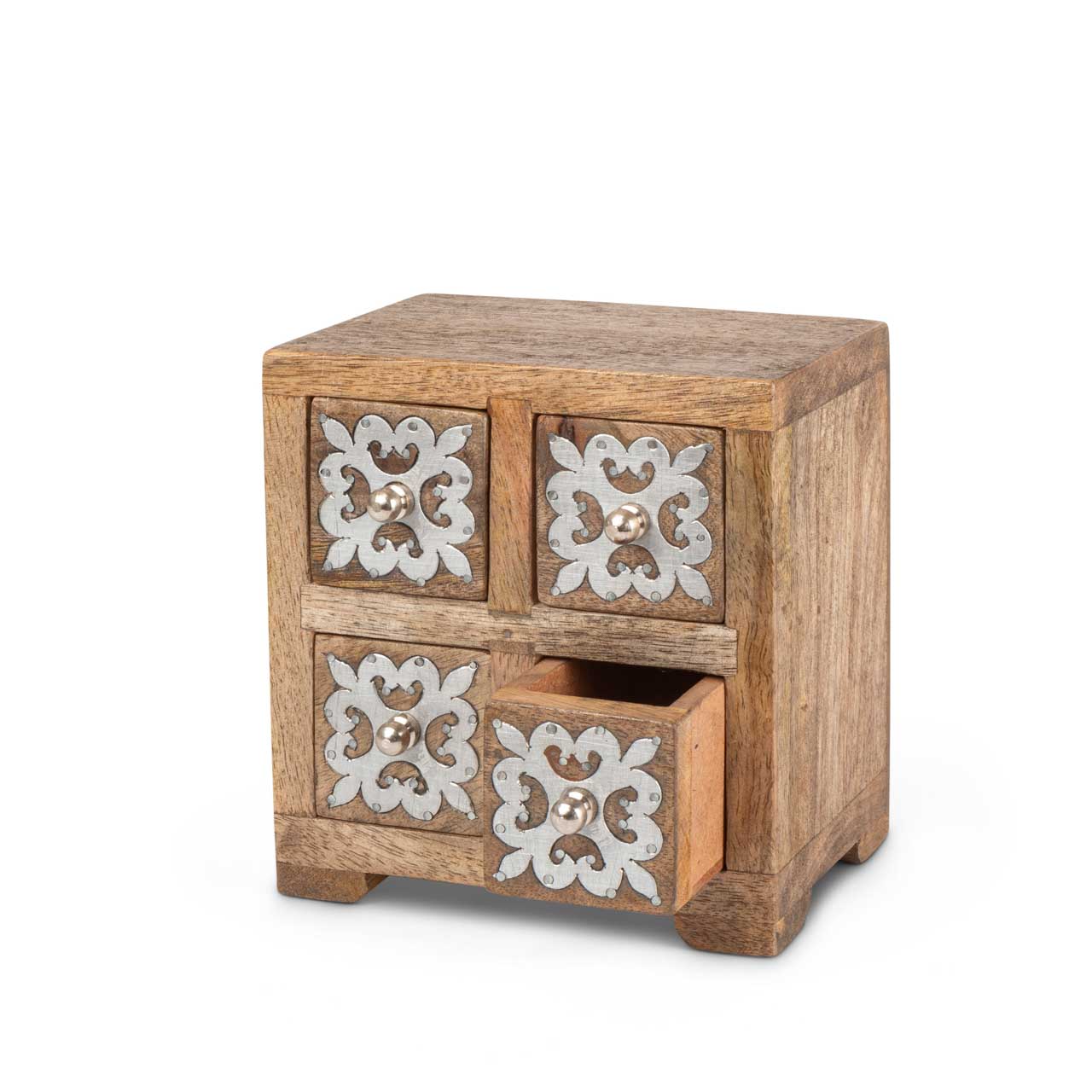 GG Collection Heritage Mango Wood with Metal Inlay 5.75