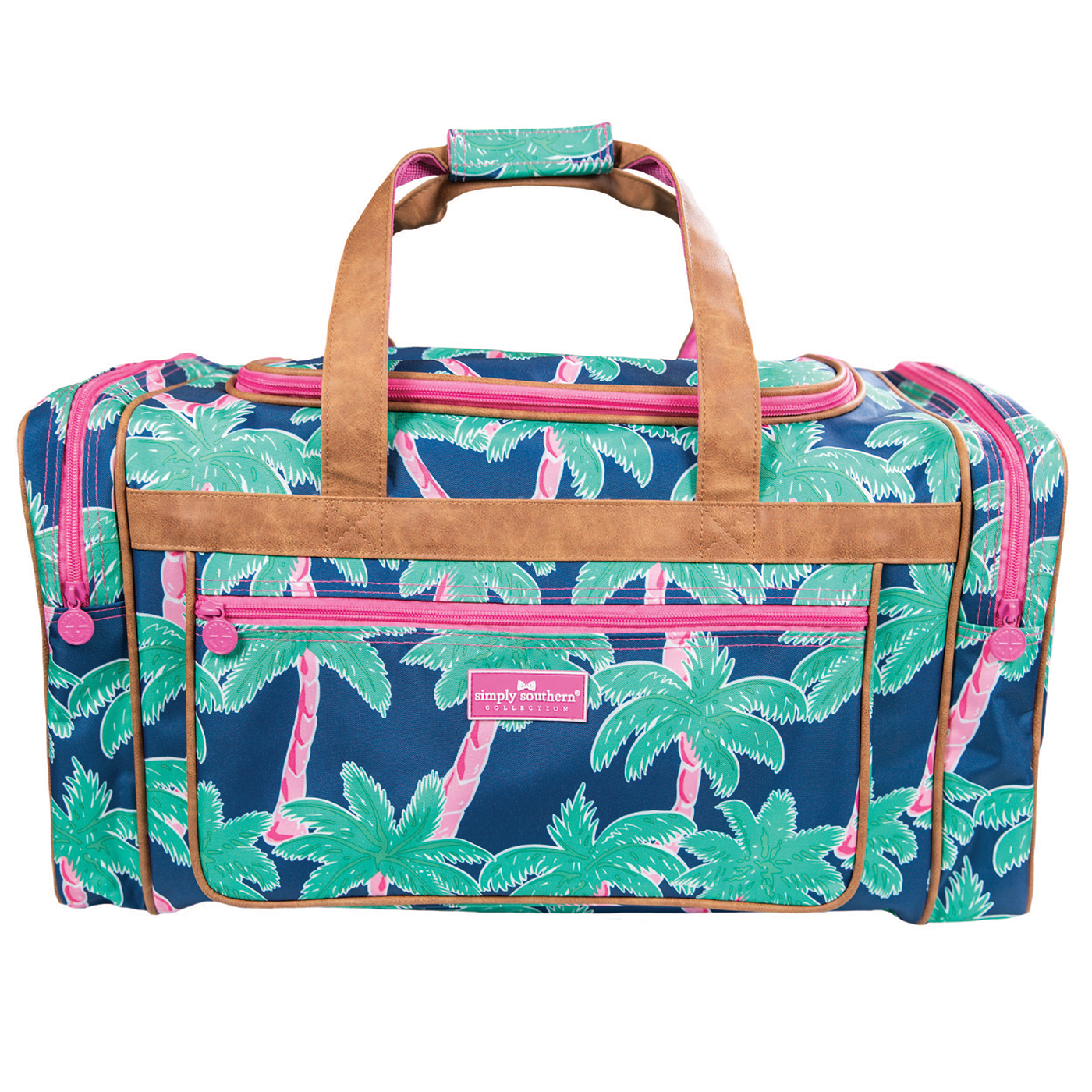 Palm Print Oversized Weekender Bag, Palm Tree Summer Aesthetic Gift