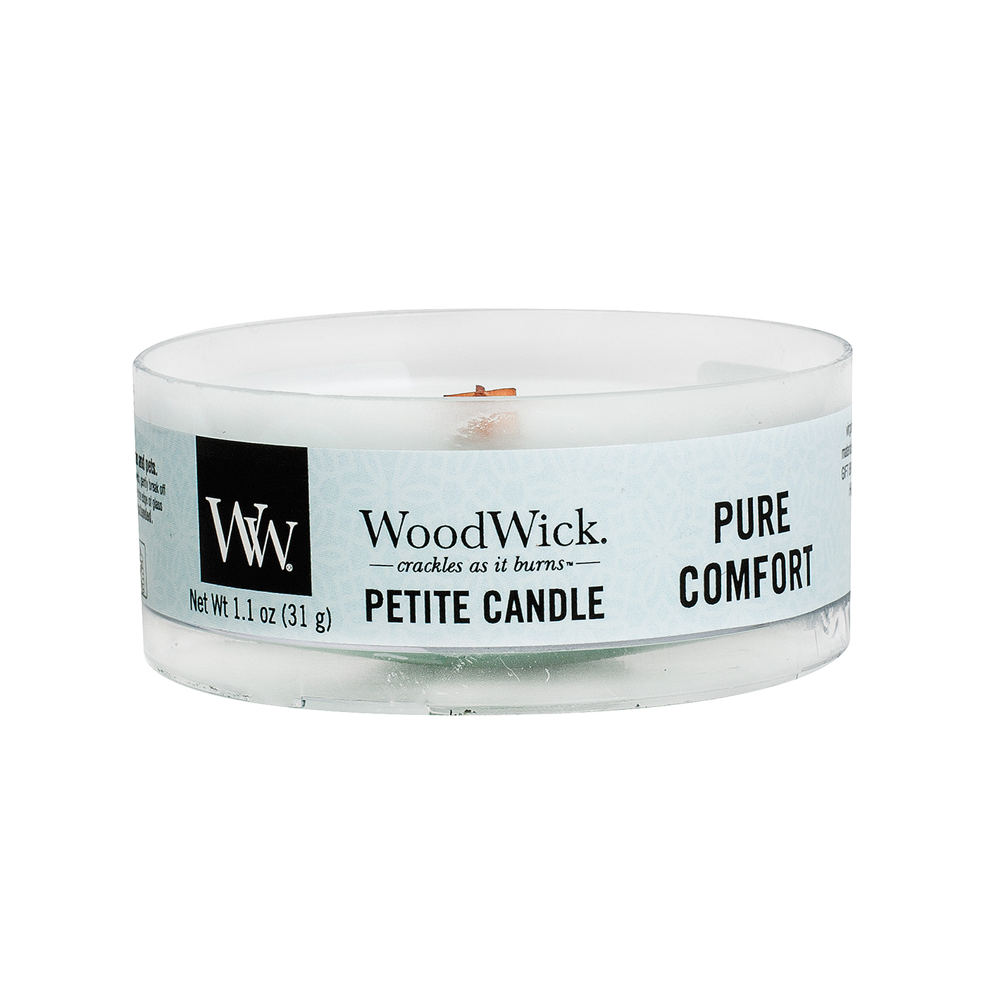 WoodWick Pure Comfort Petite WoodWick CandleThe Lamp Stand