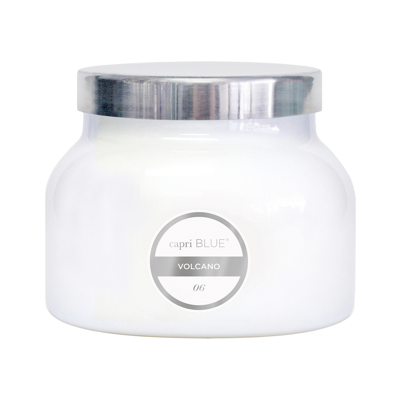 Capri Blue Candles No. 6 Volcano White Signature Jar Candle by Capri BlueThe Lamp Stand