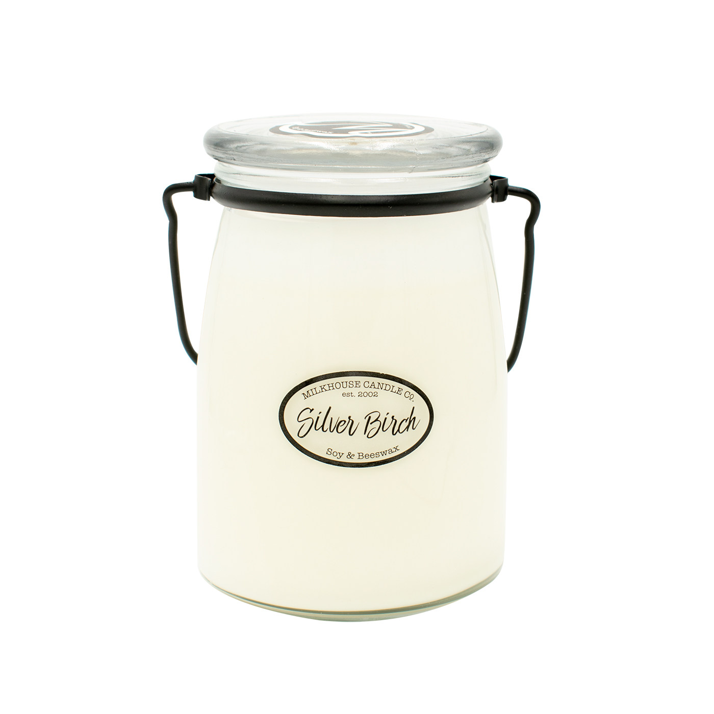 Milkhouse Candle Creamery Silver Birch 22 oz. Butter Jar by Milkhouse